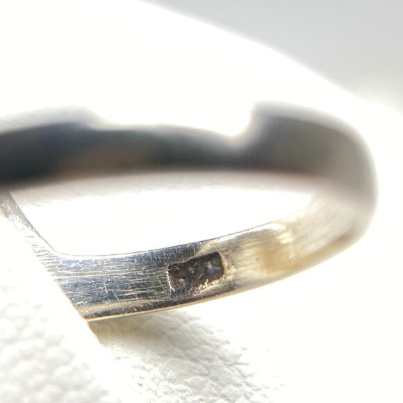 Sterling Silver Marcasite Black Onyx Art Deco Style Ring 925 Size 5.5 - Picture 6 of 10